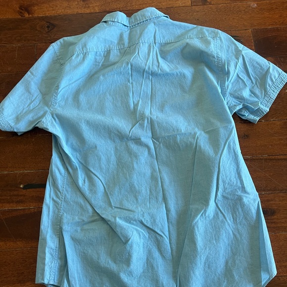 2 Express Men's Blue and Light Blue Short Sleeve Shirts - Picture 6 of 7